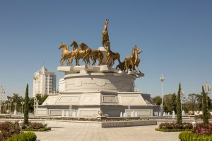 Horse statue Ashgabat